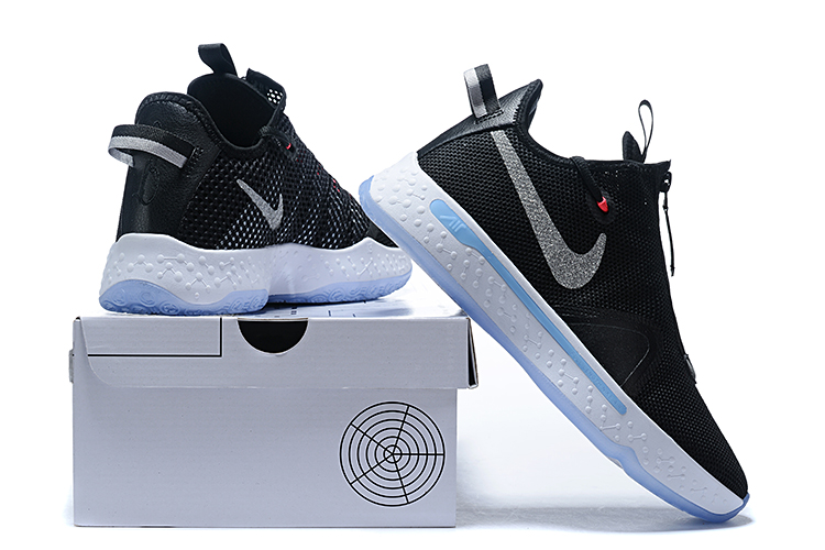 2020 Nike Paul George IV Black Grey White Blue